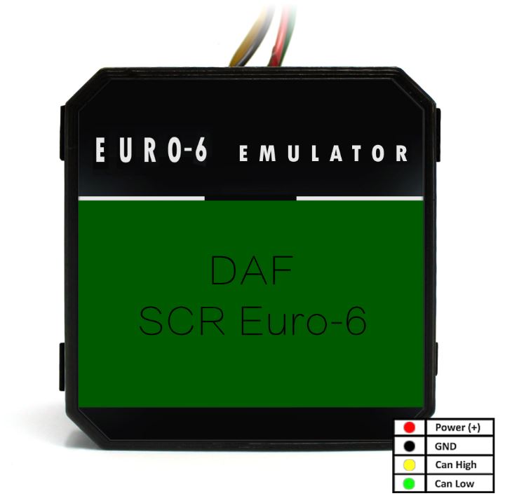 Эмулятор DAF Euro 6 для системы AdBlue. Отключает SCR мочевину AdBlue и NOX на DAF XF и CF